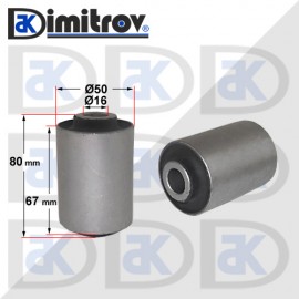 Тампон Ø 16 х Ø 50 х 80/67 mm